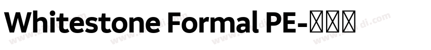 Whitestone Formal PE字体转换